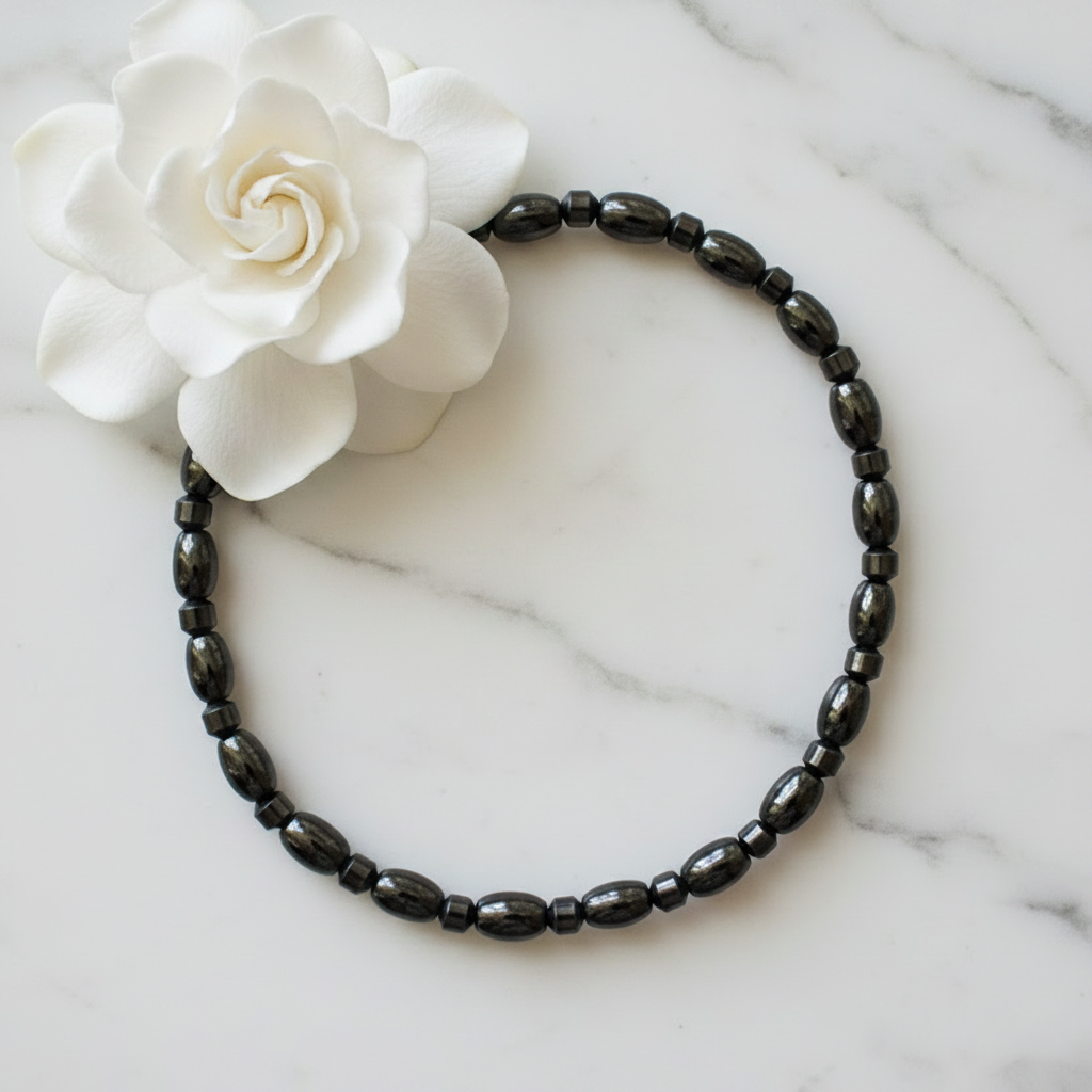 Black Magnetic Ankle Bracelet