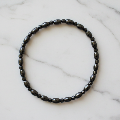Black Magnetic Ankle Bracelet