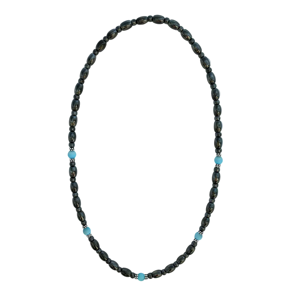 Cat's Eye Magnetic Necklace with Sterling Silver