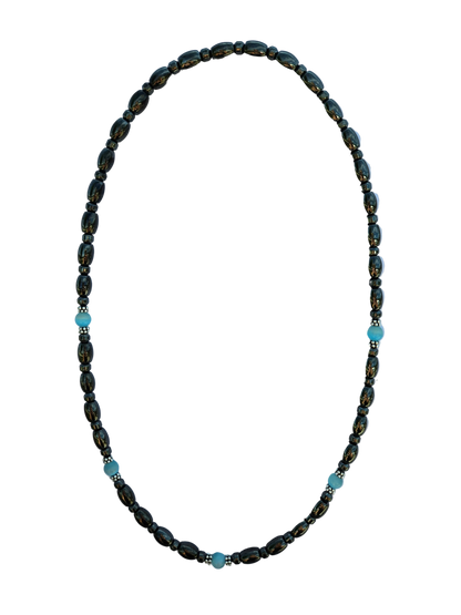 Cat's Eye Magnetic Necklace with Sterling Silver