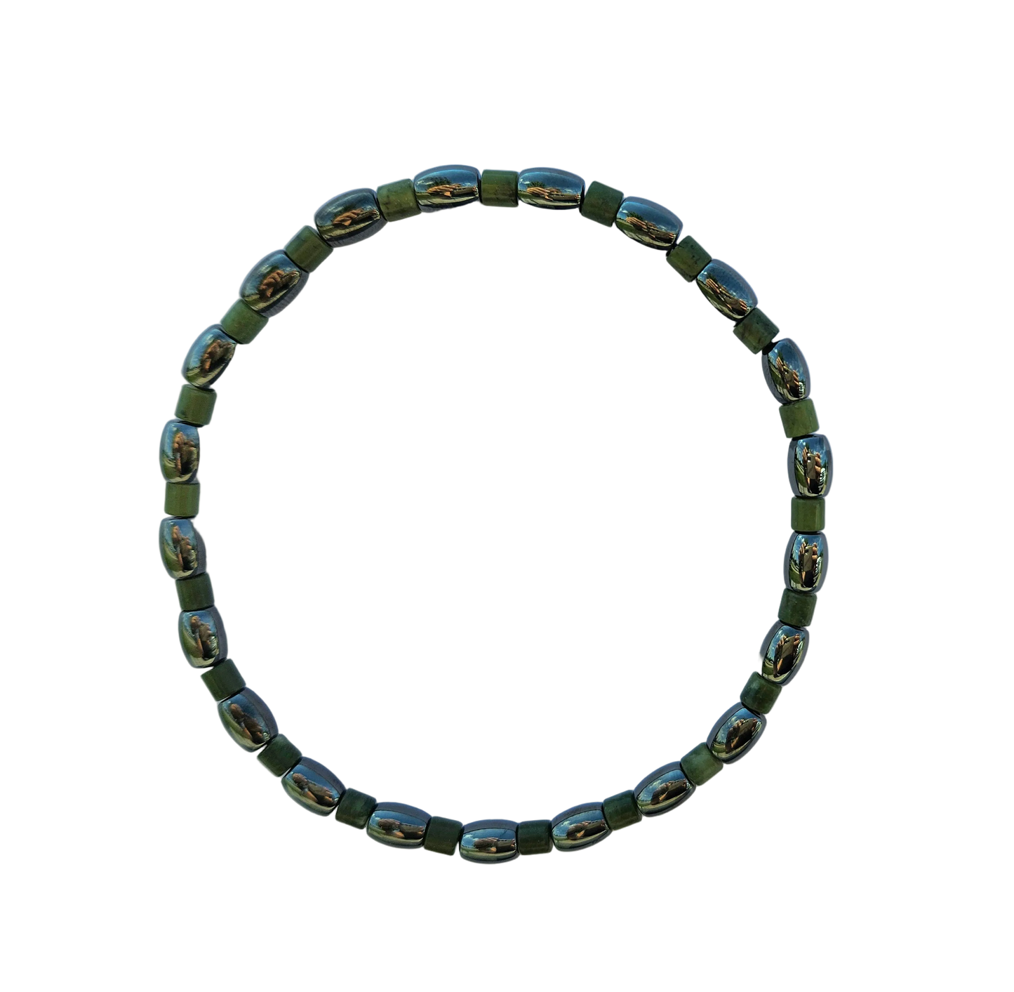 Jade Magnetic Ankle Bracelet