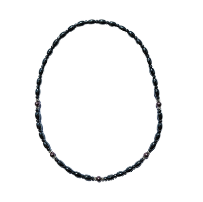 Swarovski Pearl Magnetic Necklace with Sterling Silver