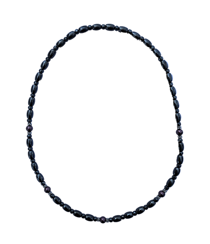 Swarovski Pearl Magnetic Necklace with Sterling Silver