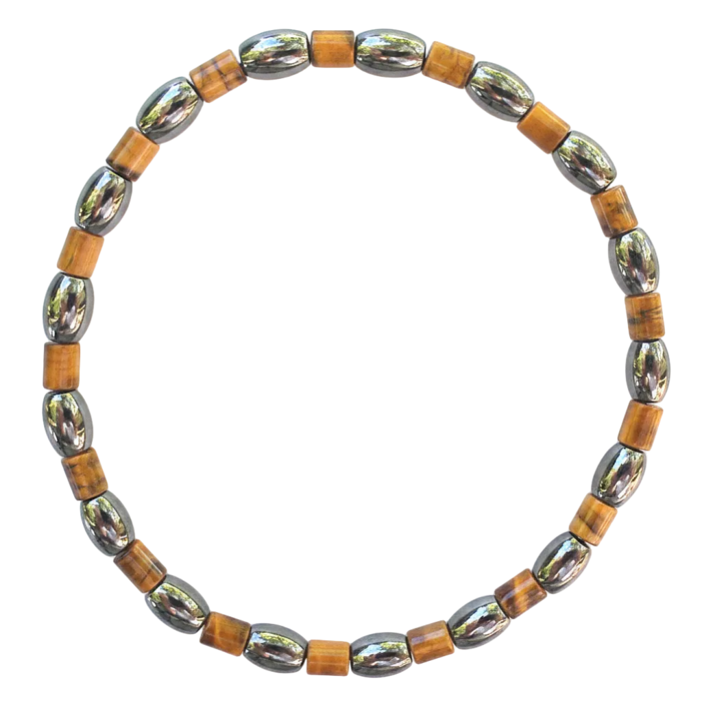 Tiger Eye Magnetic Ankle Bracelet