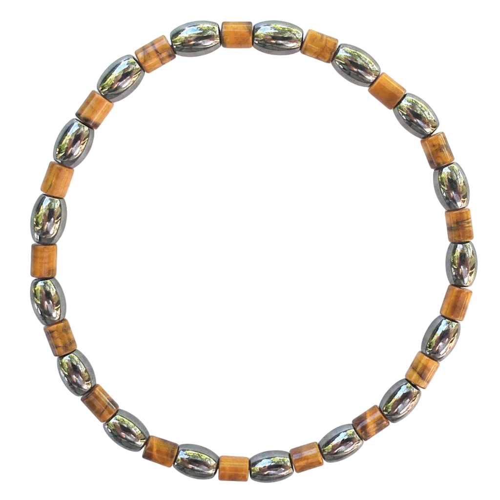 Tiger Eye Magnetic Ankle Bracelet